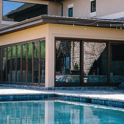 Lone Tree Rustic Home Wood Windows/Doors Project - Patio Doors