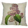 Pink Lilac Throw Pillow Case, With Insert