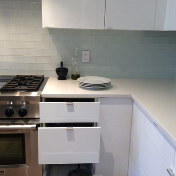Modern IKEA Kitchen in Colorado Craftsman Home