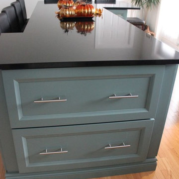 Bali Island with Moonshine kitchen cabinets
