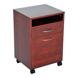 Ashley Lobink Brown File Cabinet Transitional Filing Cabinets By Shopladder