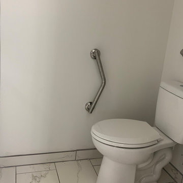 Angled Toilet Grab Bar
