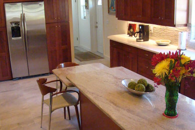 Inspiration for a contemporary kitchen remodel in Tampa