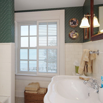Fabulous Bathroom with New Windows Installed - Renewal by Andersen NJ / NYC