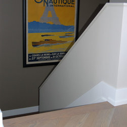 White Oak stained with a water base finish. - Engineered Wood Flooring