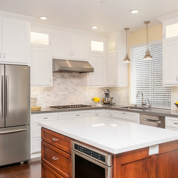 Union City Gray and White Kitchen