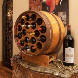 Barrel Wine Rack-Third Barrel - Wine Racks