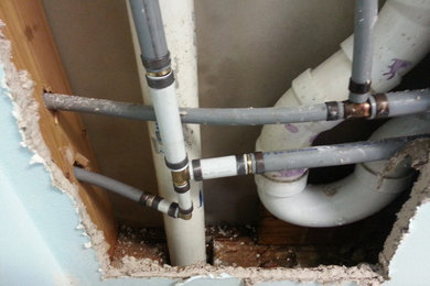 Water pipe installation