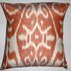 Uzbek ikat pillow covers - Decorative Pillows