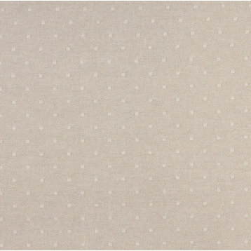 Beige Natural Dots Upholstery Fabric By The Yard