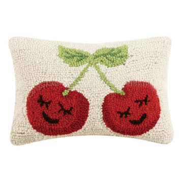 Cherries Hook Pillow