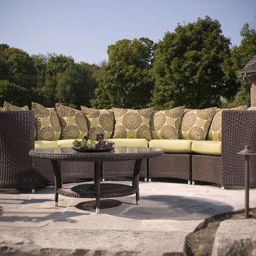 Hauser All Weather Wicker Sectionals