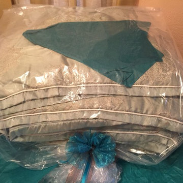 Dry Cleaned and neatly packaged comforter