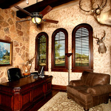 stone walls for dining room