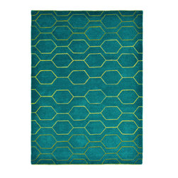 Wedgwood Home Arris Teal 37307 - Area Rugs