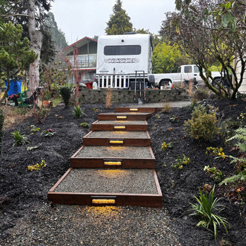 Side yard in Steilacoom