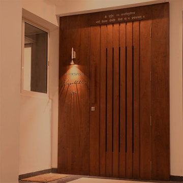 Entrance Door at Courtyard, Wadhwa. Thane.