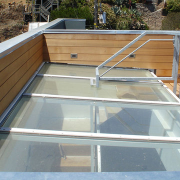 Roof Access Skylight "disappears" into wall