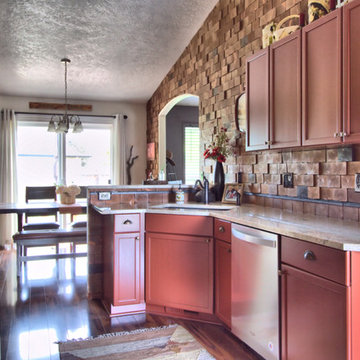 AFTER: Modern Farmhouse Rustic Kitchen