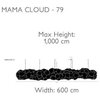 BELUX Mama Cloud 79 Suspension Lamp