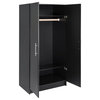 Prepac Elite 32" Wardrobe Cabinet in Black