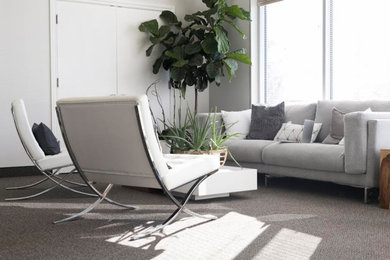 Apartamento en tonos grises