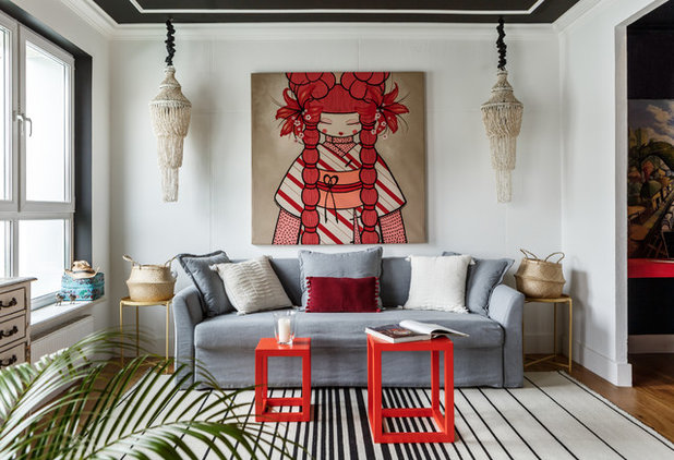 Фьюжн Гостиная by Korneev Design Workshop