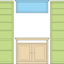 Maria Entertainment Wall Unit System - Media Cabinets