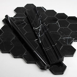 A selection of marble tiles and mosaics - Products