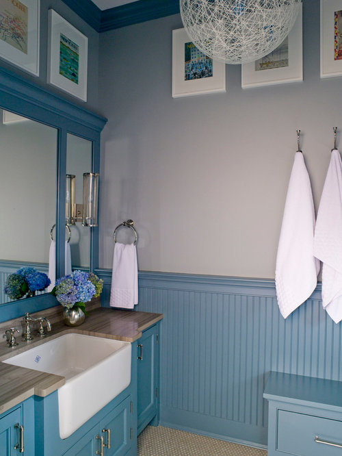 Blue Wainscoting | Houzz