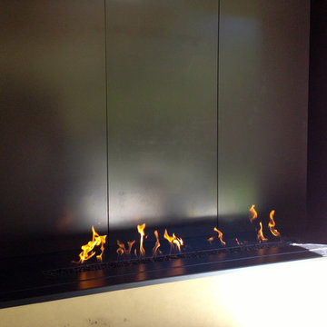 Custom Built Modern FIreplaces