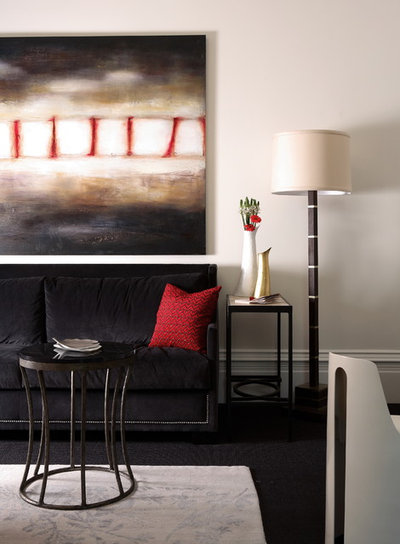 Contemporary Family Room by Dillard Pierce Design Associates