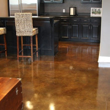 stained concrete floors