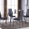 Johnston Dining Side Chairs, Set of 4, Gray