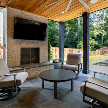 Modern Plunge Pool & Outdoor Living Room