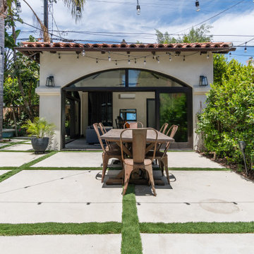 West Hollywood Spanish-Style Pool House Transformation