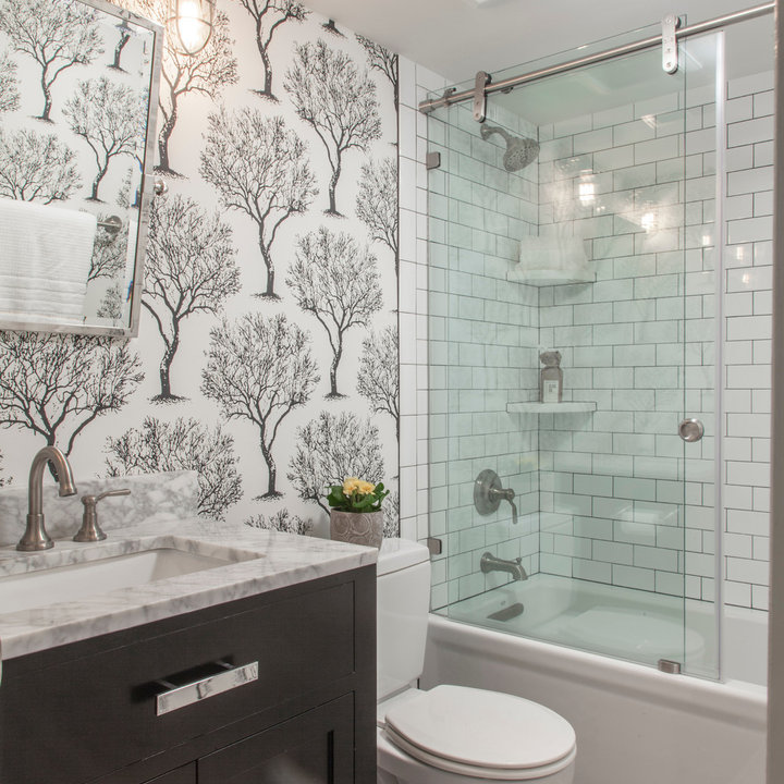 75 Beautiful Bathroom with a Shower/Bathtub Combo Ideas & Designs ...