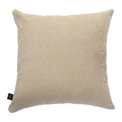 Yorkshire Fabric Shop - Earley Scatter Cushion, Beige, 55x55 Cm - Scatter Cushions