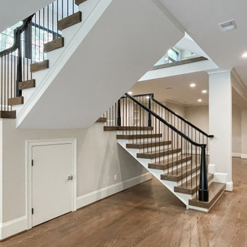 Project #89 | Contemporary Staircase with Rotunda Balcony