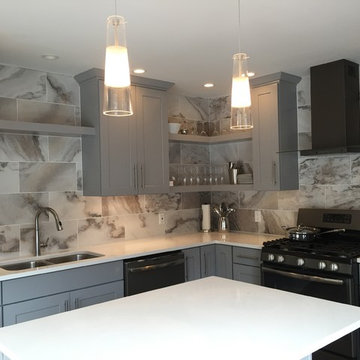 Gray Compact Kitchen