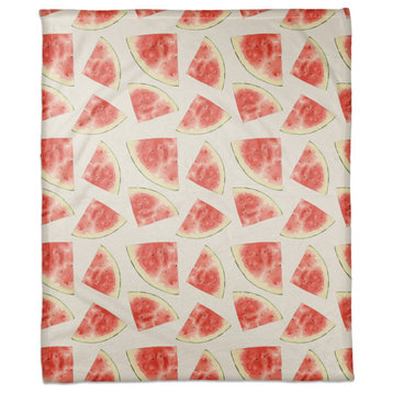 Watermelon Pattern 50"x60" Coral Fleece Blanket