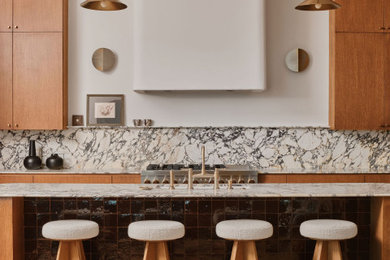 Kitchen - contemporary kitchen idea in Austin