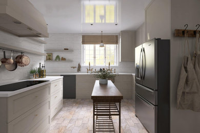 Kitchen - traditional kitchen idea in Other