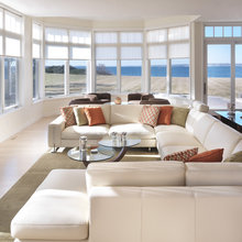 hardwood floor with plush throw rug