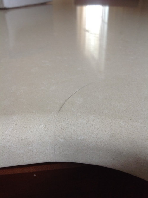 Quartz counter seam is this acceptable?