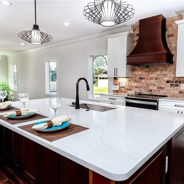Dark Tones to Bring Life to This Kitchen Remodel in Los Angeles CA