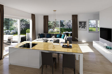 Modernes Wohnzimmer in München