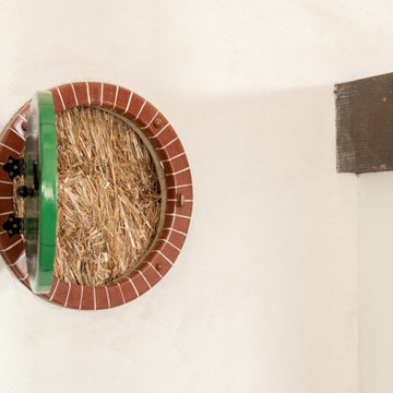 Straw Bale Truth Window