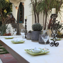 Outdoor Dining Table - Outdoor Lighting
