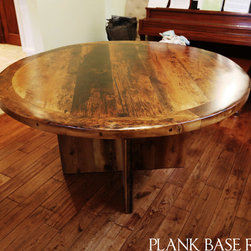 Round Reclaimed Wood Tables - Products